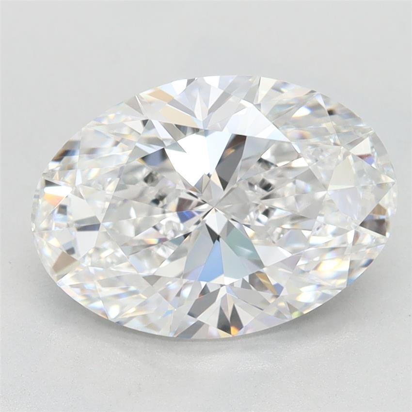 2.57ct D VVS1 Rare Carat Ideal Cut Oval Lab Grown Diamond
