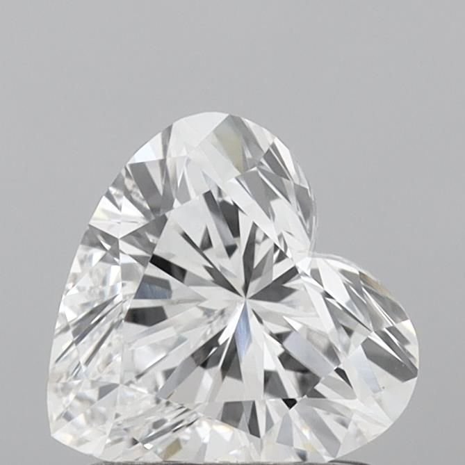 1.10ct D VVS2 Rare Carat Ideal Cut Heart Lab Grown Diamond
