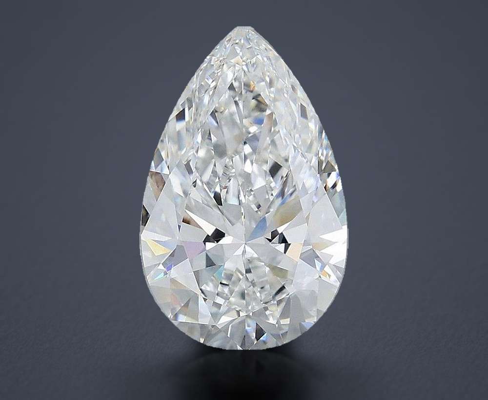 3.79 Carat Pear Lab Diamond