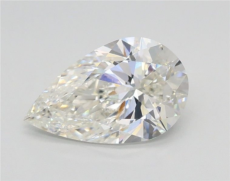2.56ct F VS1 Rare Carat Ideal Cut Pear Lab Grown Diamond