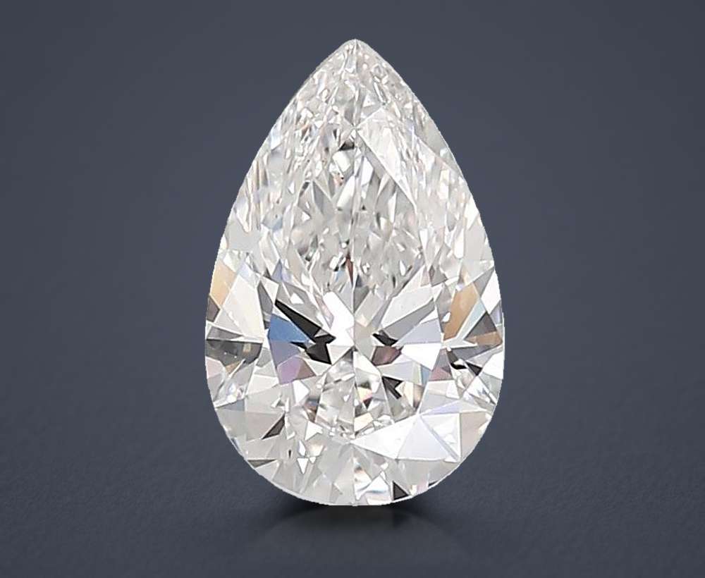 2.08 Carat Pear Lab Diamond