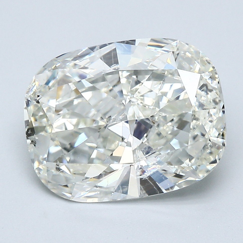 4.14ct K SI2 Good Cut Cushion Diamond