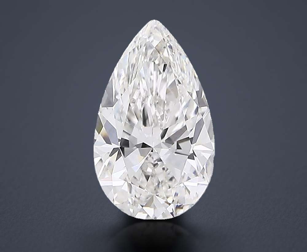 2.00 Carat Pear Lab Diamond