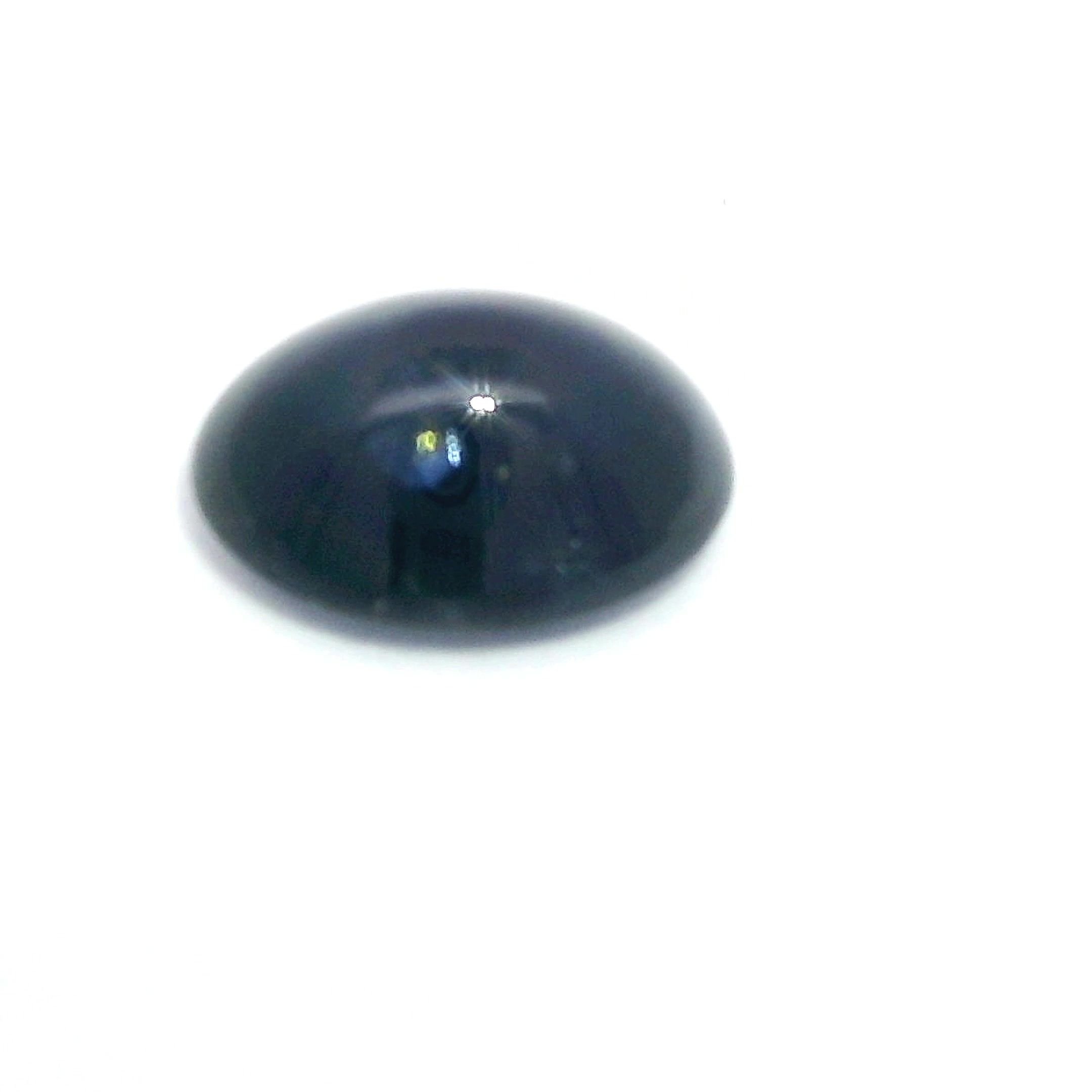 2.57 Carat Deep Blue Oval Sapphire