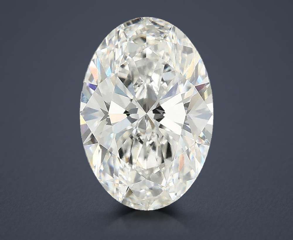 3.94 Carat Oval Lab Diamond
