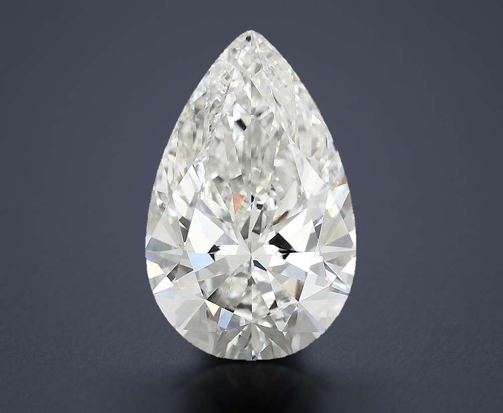 6.01 Carat Pear Lab Diamond