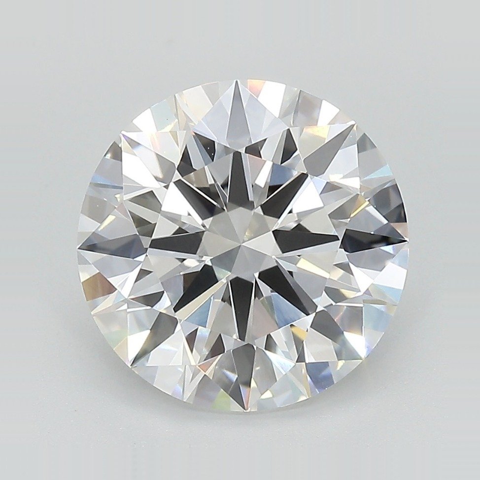 4.90ct E VVS2 Rare Carat Ideal Cut Round Lab Grown Diamond