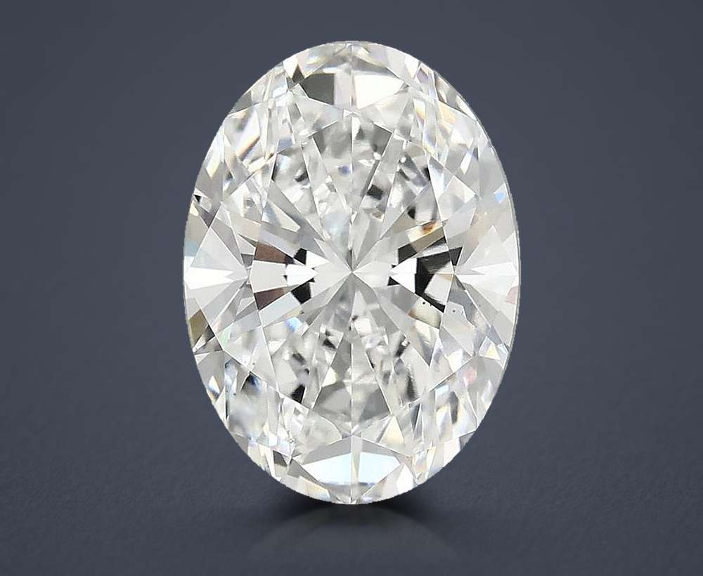 3.91 Carat Oval Lab Diamond