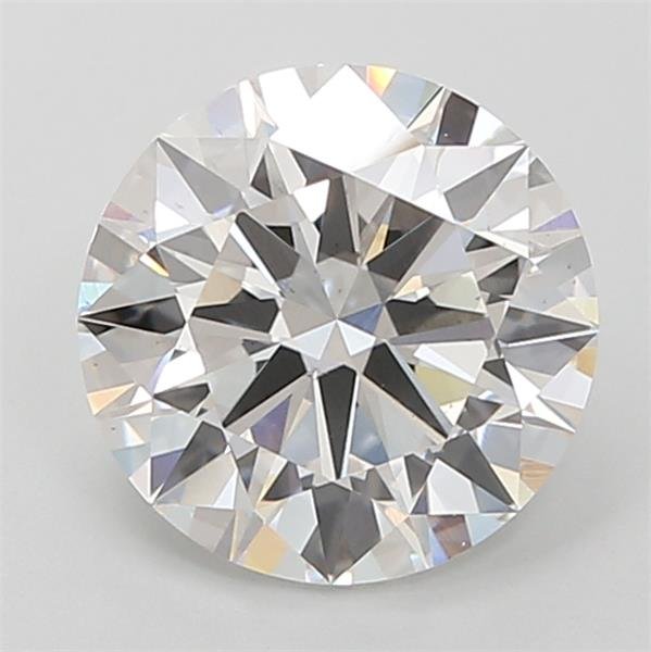 3.03ct F VS2 Rare Carat Ideal Cut Round Lab Grown Diamond