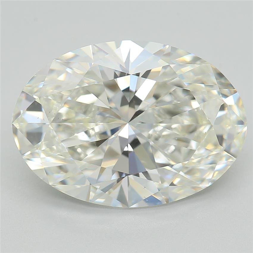 3.76ct H VS1 Rare Carat Ideal Cut Oval Lab Grown Diamond