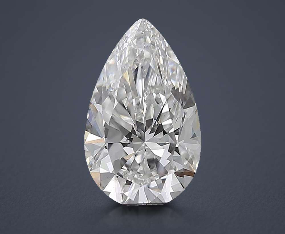 2.50 Carat Pear Lab Diamond