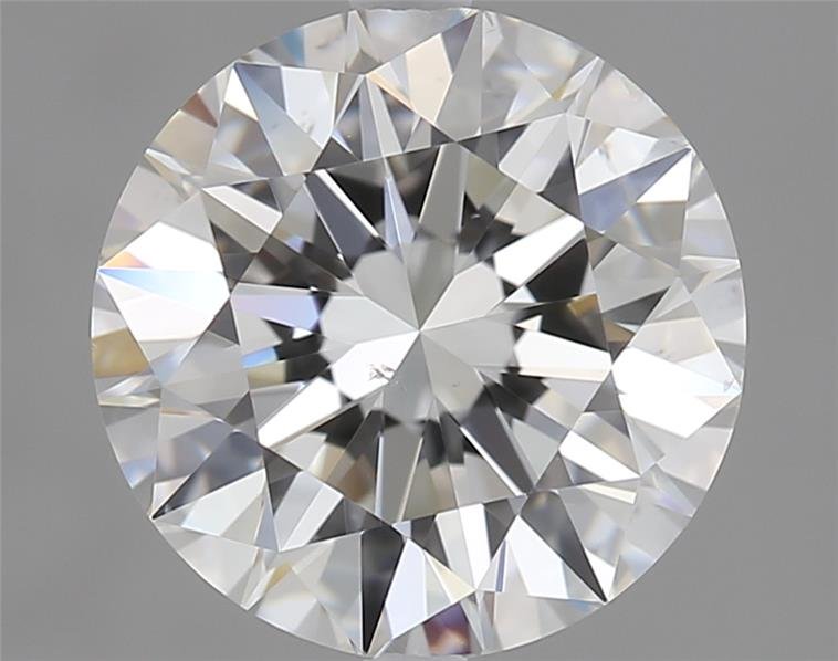 2.21ct F SI1 Rare Carat Ideal Cut Round Diamond