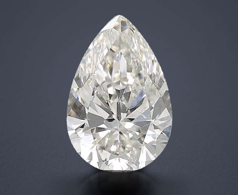 2.03 Carat Pear Natural Diamond
