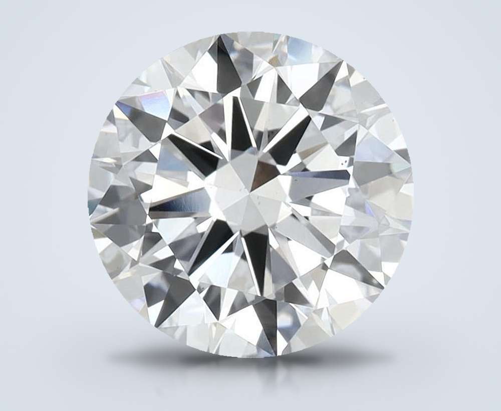 2.96 Carat Round Lab Diamond