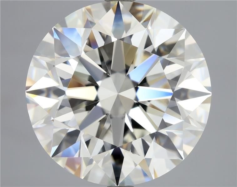5.81ct J VVS2 Rare Carat Ideal Cut Round Diamond