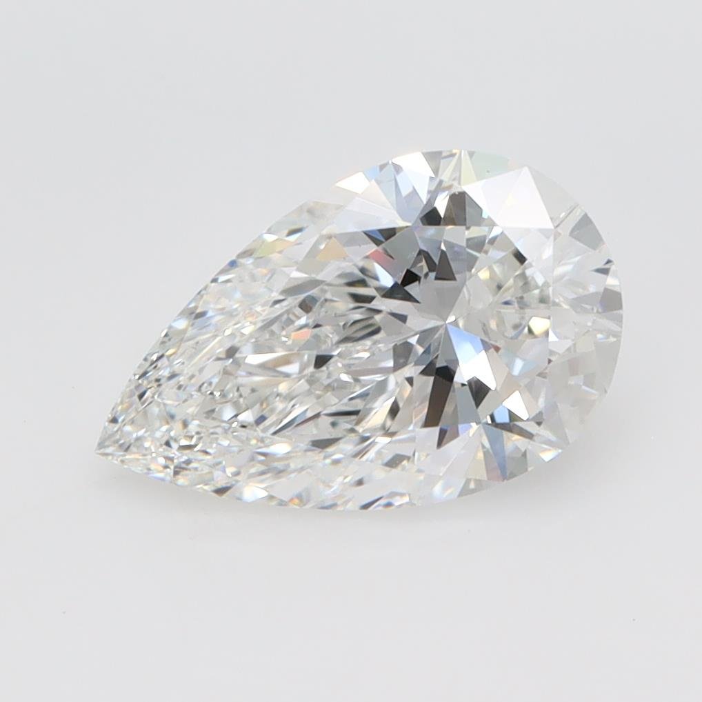 1.53ct F VS1 Rare Carat Ideal Cut Pear Lab Grown Diamond