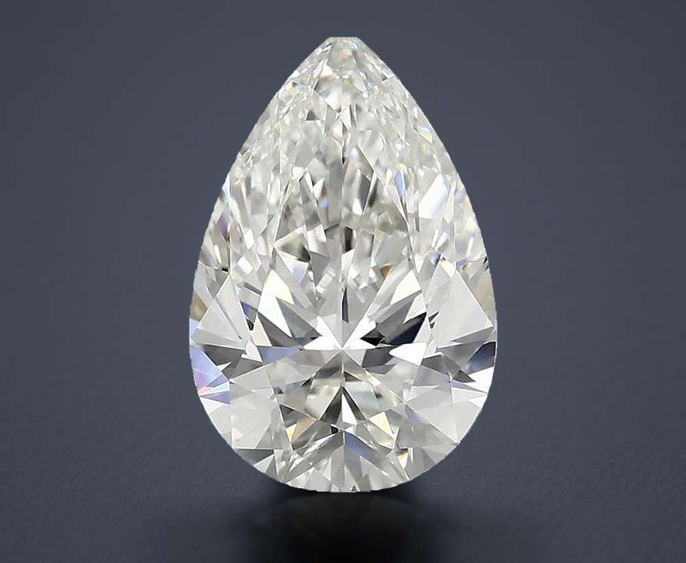 2.00 Carat Pear Lab Diamond