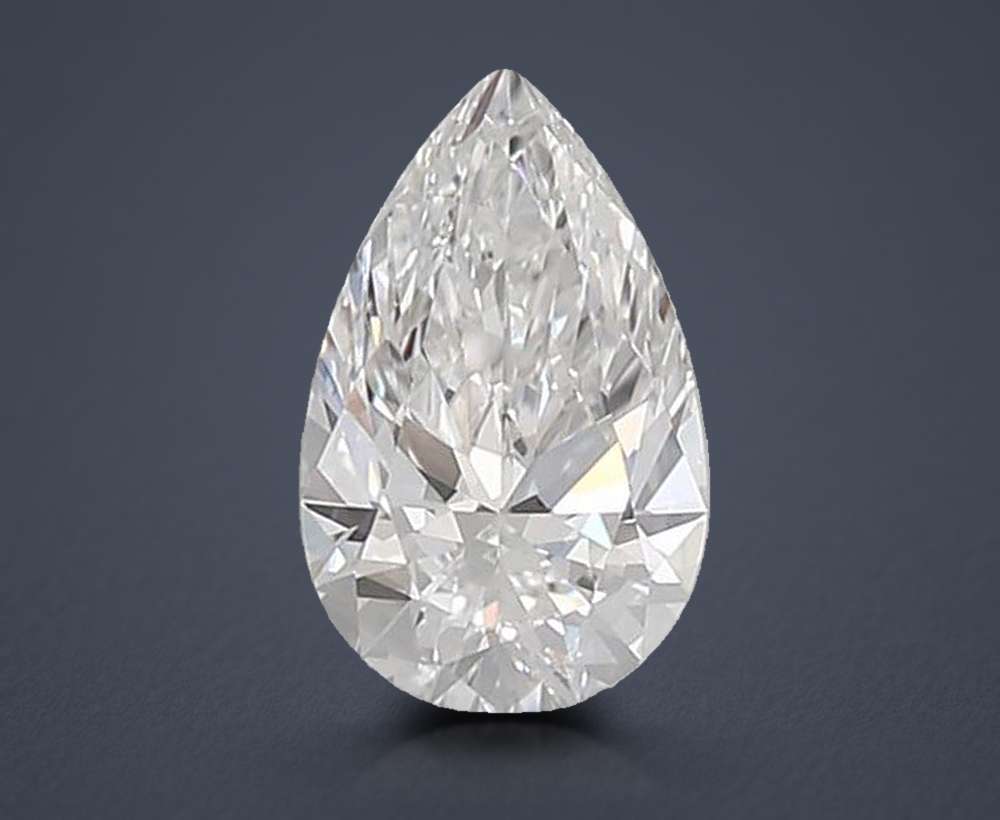 1.00 Carat Pear Lab Diamond