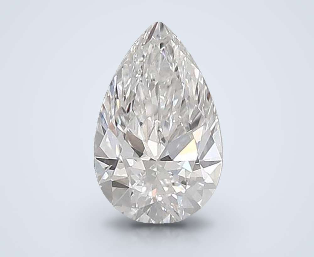 1.00 Carat Pear Lab Diamond