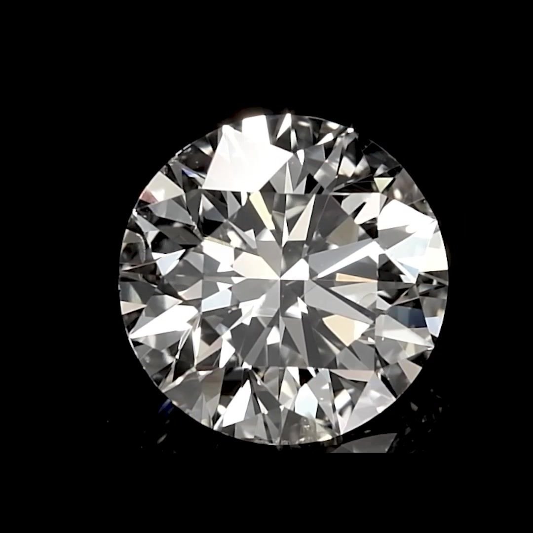 2.71ct K SI2 Rare Carat Ideal Cut Round Diamond