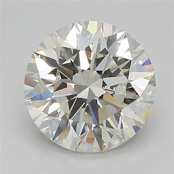 2.15ct J VS2 Excellent Cut Round Lab Grown Diamond