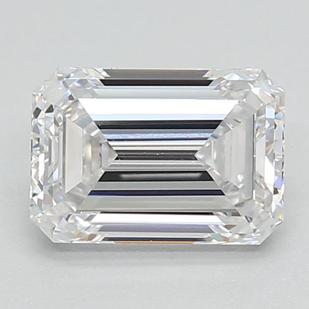 1.46ct D VVS2 Rare Carat Ideal Cut Emerald Lab Grown Diamond