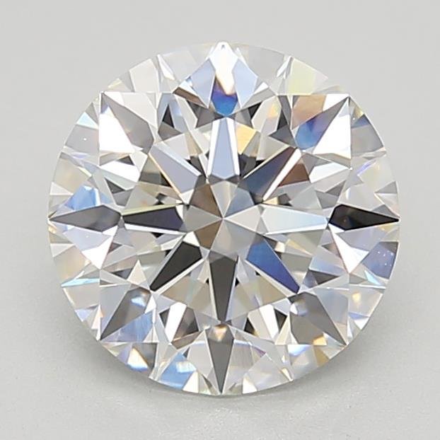 3.04ct F VVS2 Rare Carat Ideal Cut Round Lab Grown Diamond