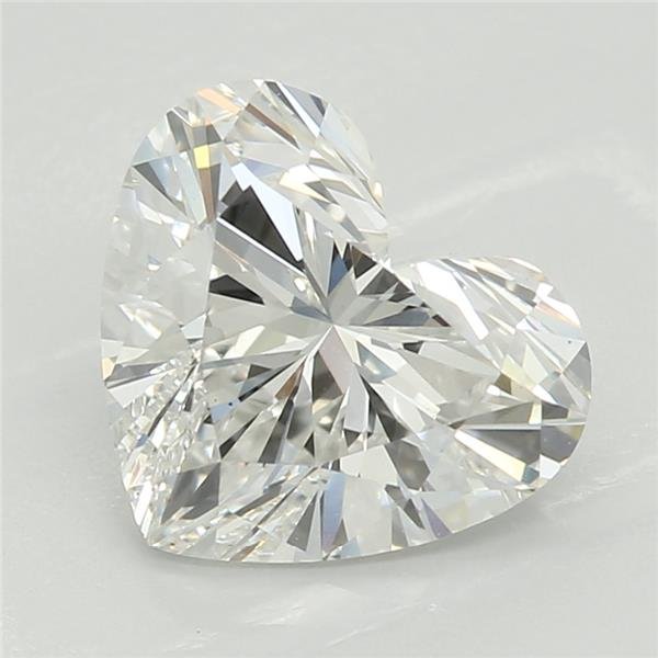1.57ct G VS2 Rare Carat Ideal Cut Heart Lab Grown Diamond