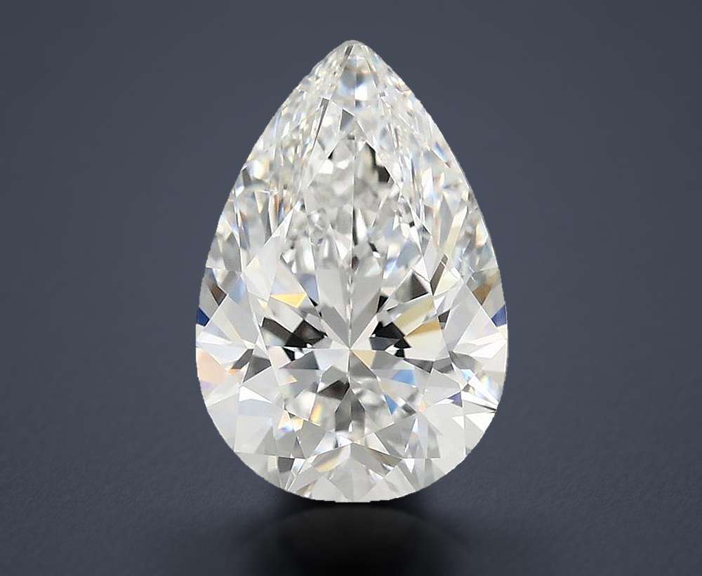 3.00 Carat Pear Lab Diamond