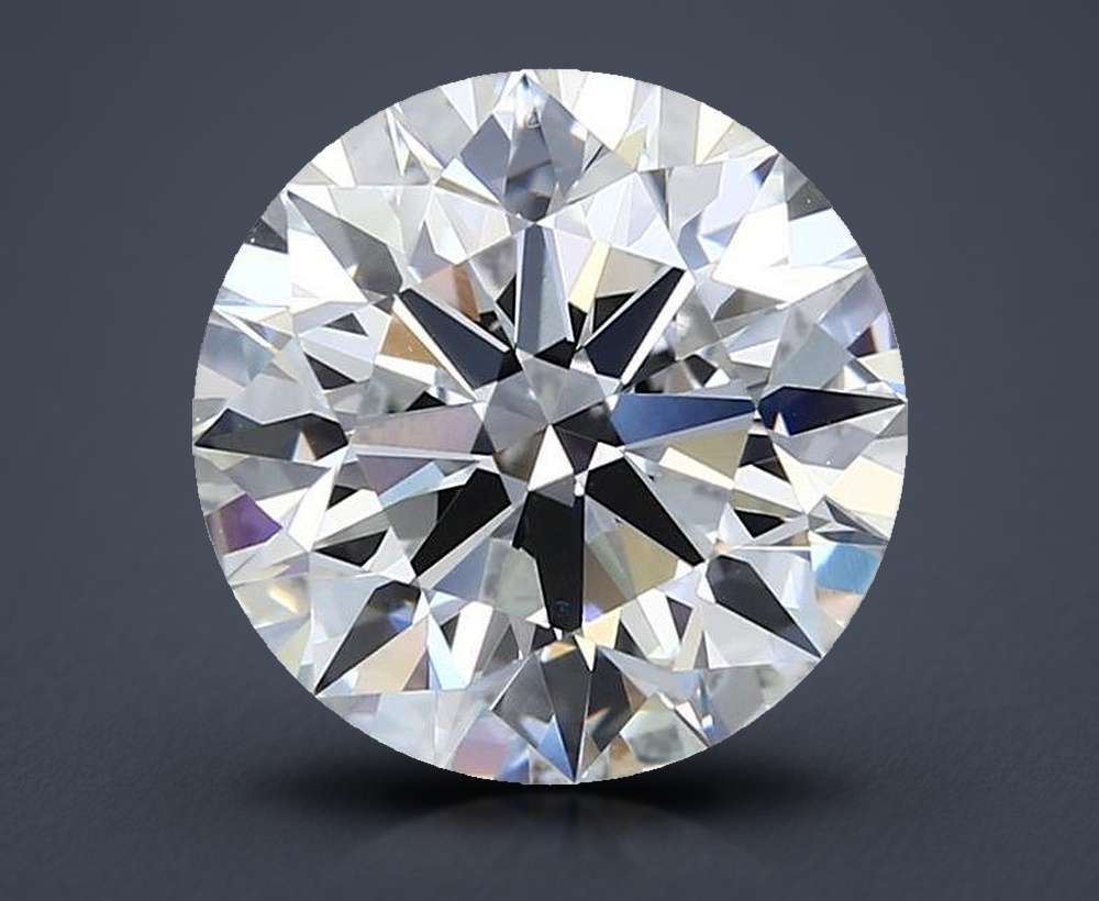 4.02 Carat Round Lab Diamond