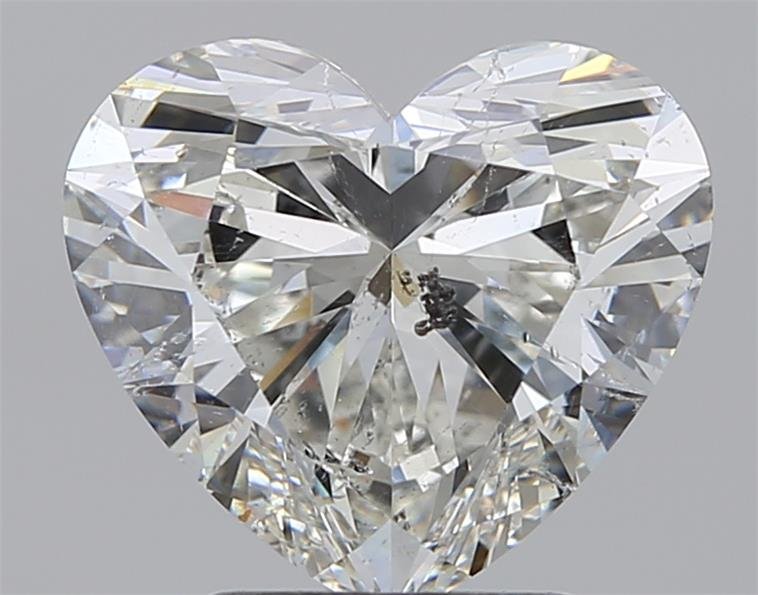 2.60ct I SI2 Rare Carat Ideal Cut Heart Diamond