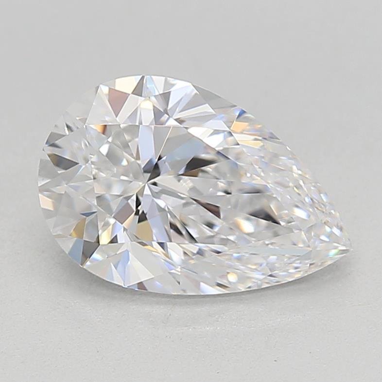 0.98ct D VVS2 Rare Carat Ideal Cut Pear Lab Grown Diamond