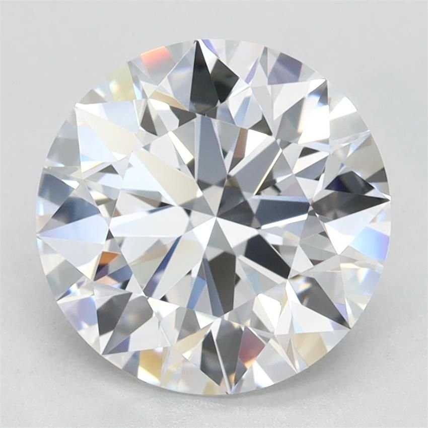 2.70ct D VVS1 Rare Carat Ideal Cut Round Lab Grown Diamond