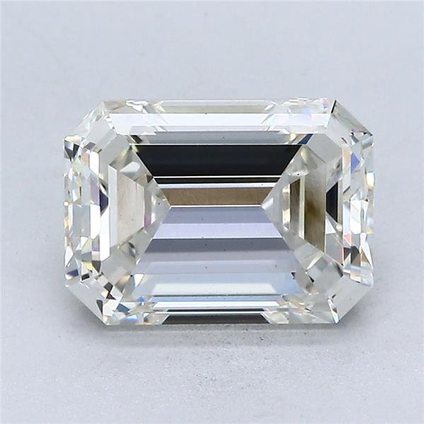 3.02ct I VS1 Excellent Cut Emerald Lab Grown Diamond