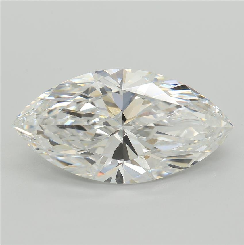 6.13ct E VVS2 Excellent Cut Marquise Lab Grown Diamond