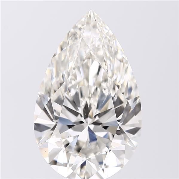 8.52ct H VS2 Rare Carat Ideal Cut Pear Lab Grown Diamond