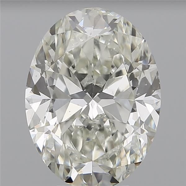 5.05ct K SI2 Rare Carat Ideal Cut Oval Diamond