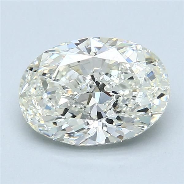 2.52ct K SI1 Very Good Cut Oval Diamond