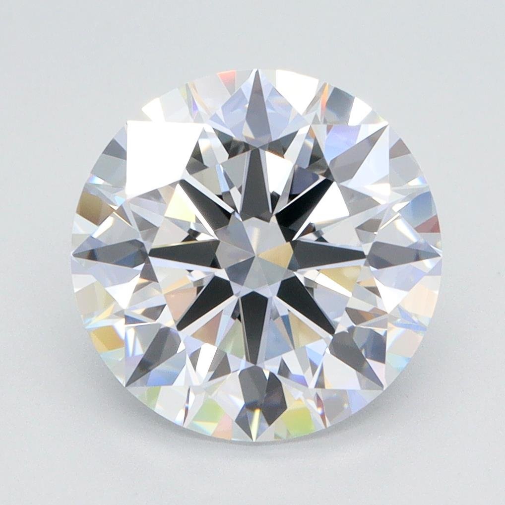 3.44ct E VVS1 Rare Carat Ideal Cut Round Lab Grown Diamond