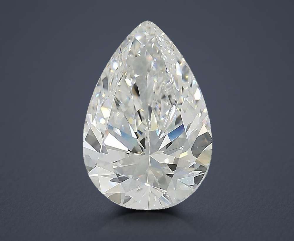 3.67 Carat Pear Lab Diamond