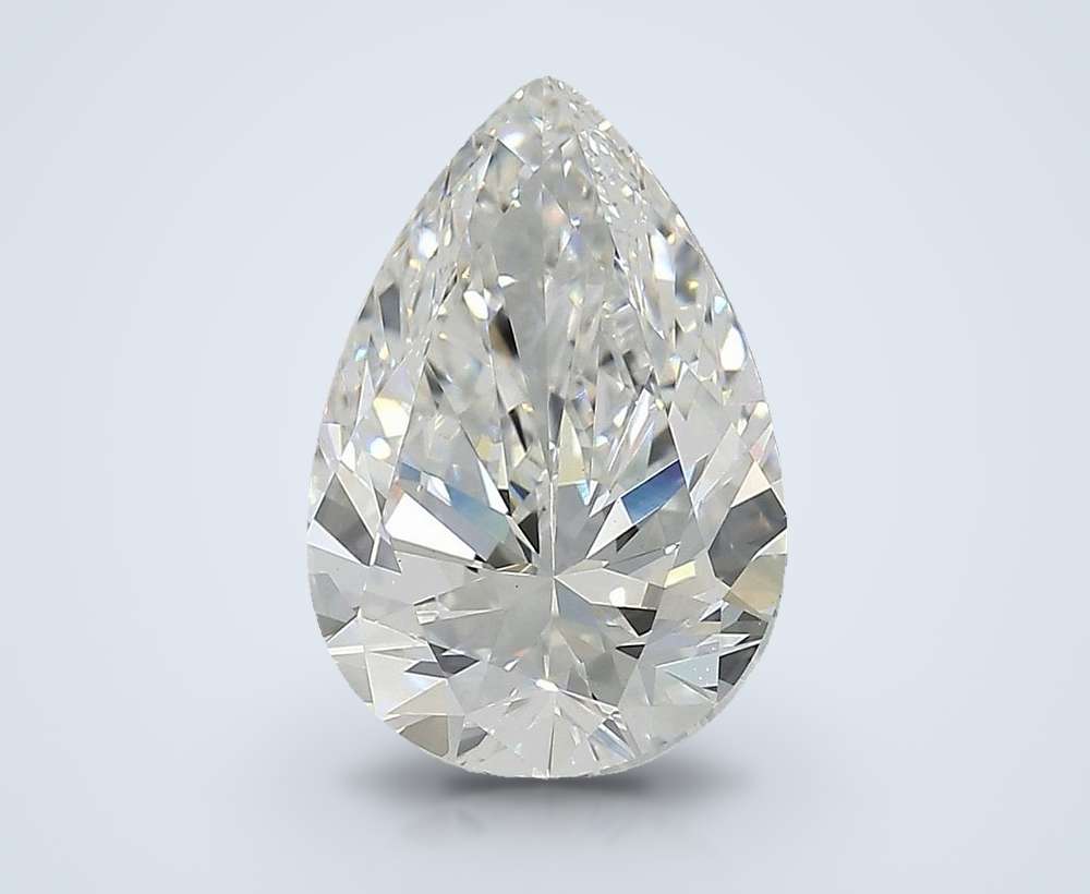3.67 Carat Pear Lab Diamond
