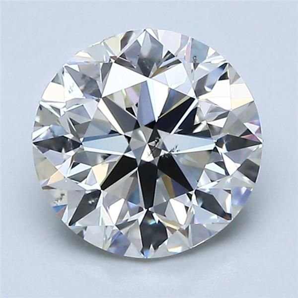 2.00ct J SI1 Very Good Cut Round Diamond