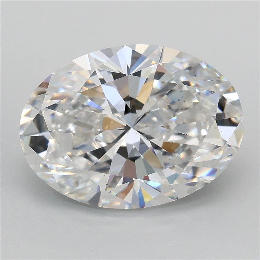 3.01ct E VS2 Rare Carat Ideal Cut Oval Lab Grown Diamond