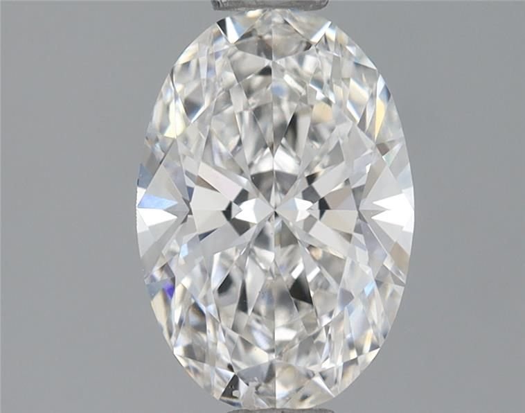 0.83ct F VS1 Rare Carat Ideal Cut Oval Lab Grown Diamond