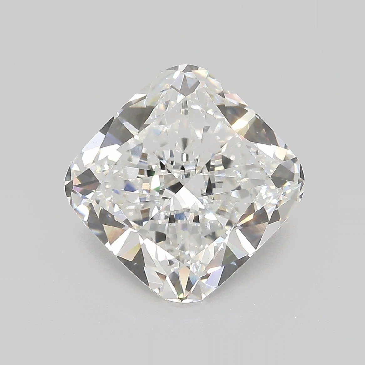 6.03ct E VVS2 Very Good Cut Cushion Lab Grown Diamond