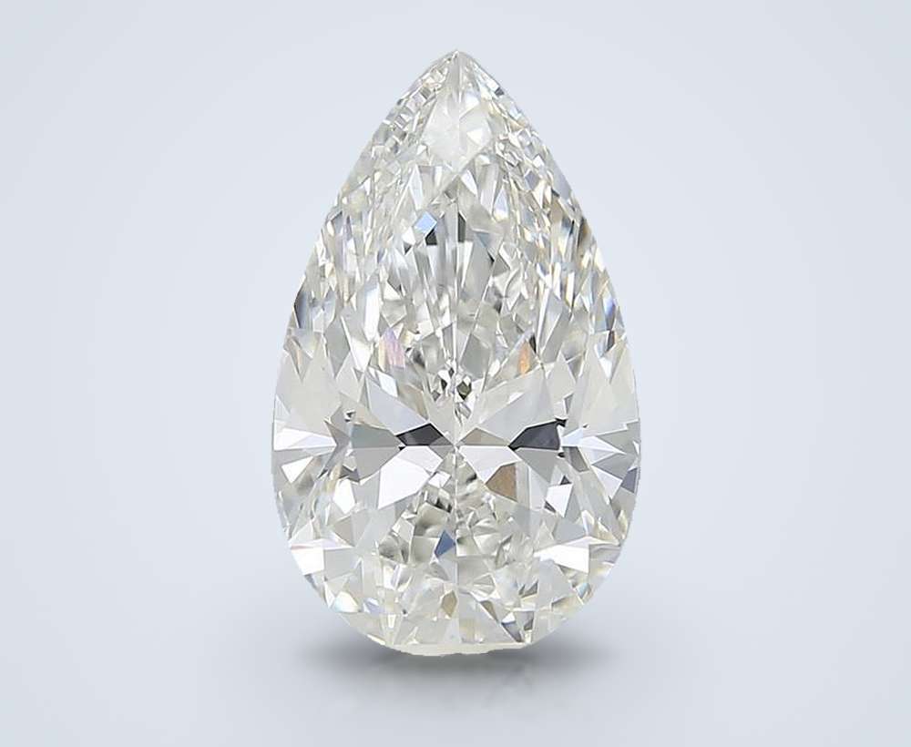 5.70 Carat Pear Lab Diamond