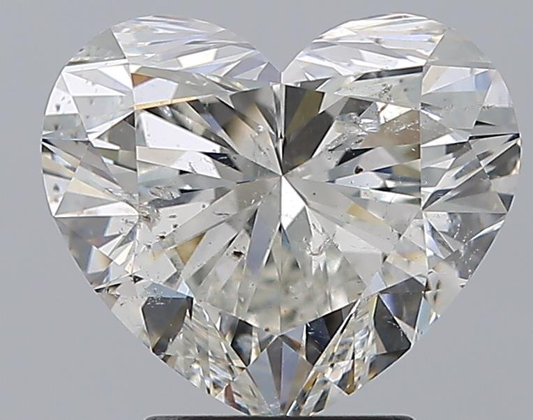 3.51ct H SI2 Rare Carat Ideal Cut Heart Diamond