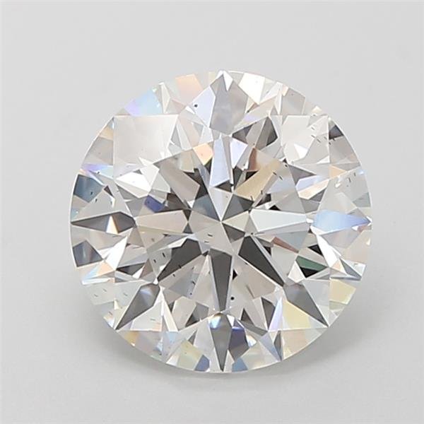 2.90ct F SI1 Rare Carat Ideal Cut Round Lab Grown Diamond