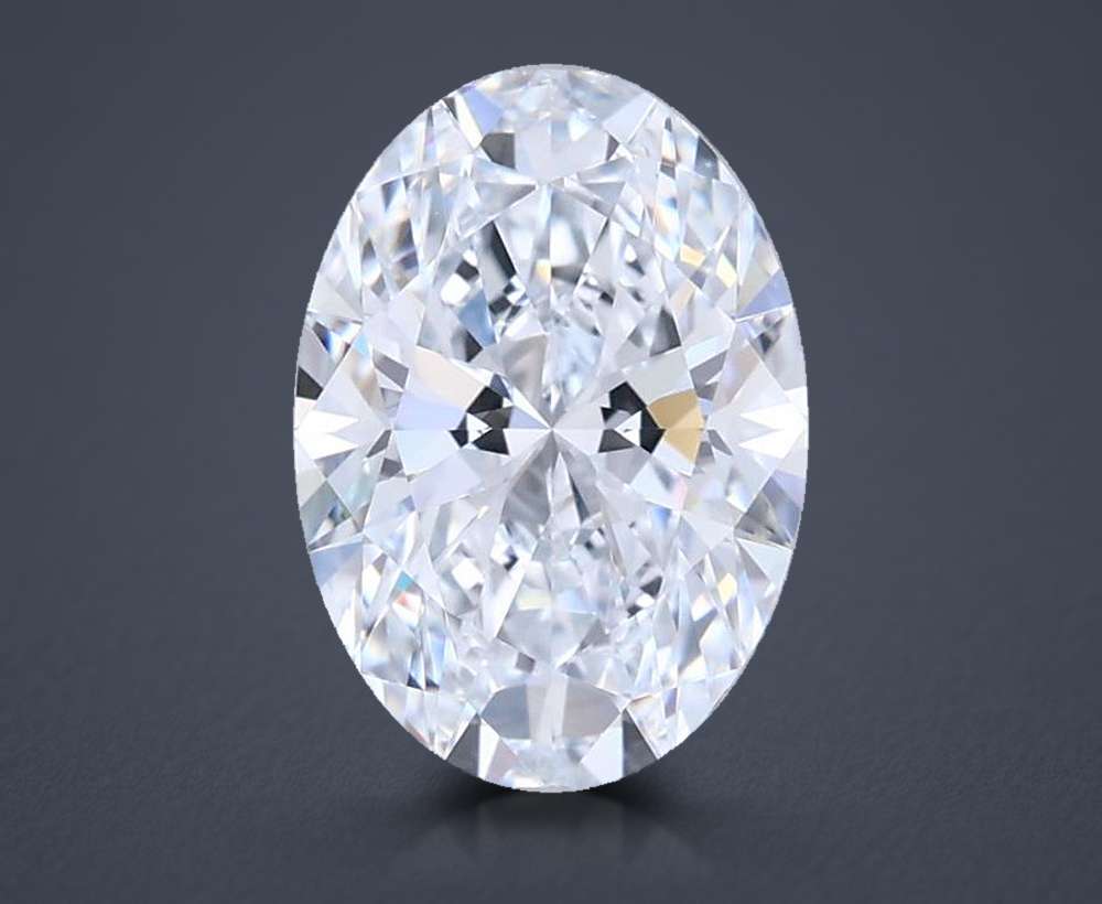 1.61 Carat Oval Lab Diamond