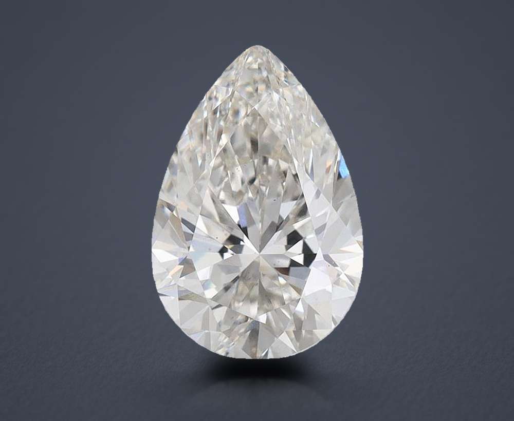 3.07 Carat Pear Lab Diamond